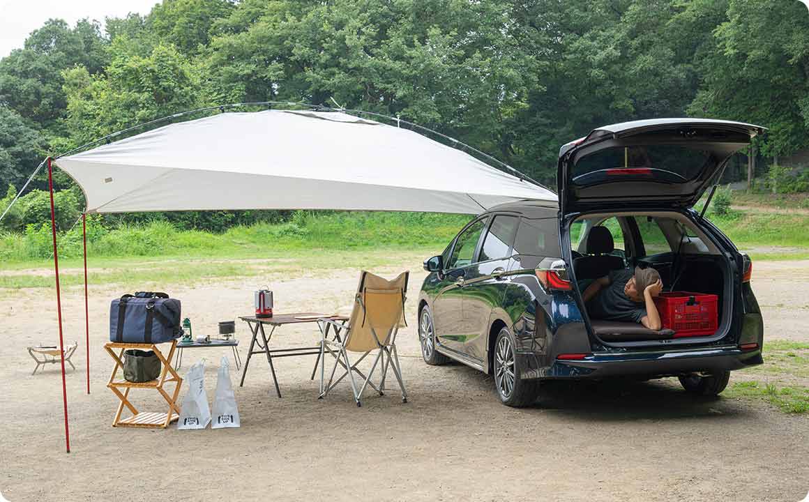 キャンプ場での使用例1