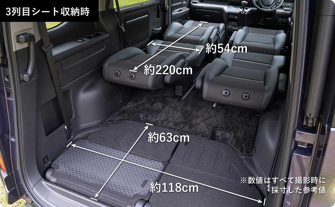 ステップ ワゴンの車中泊の使い勝手1