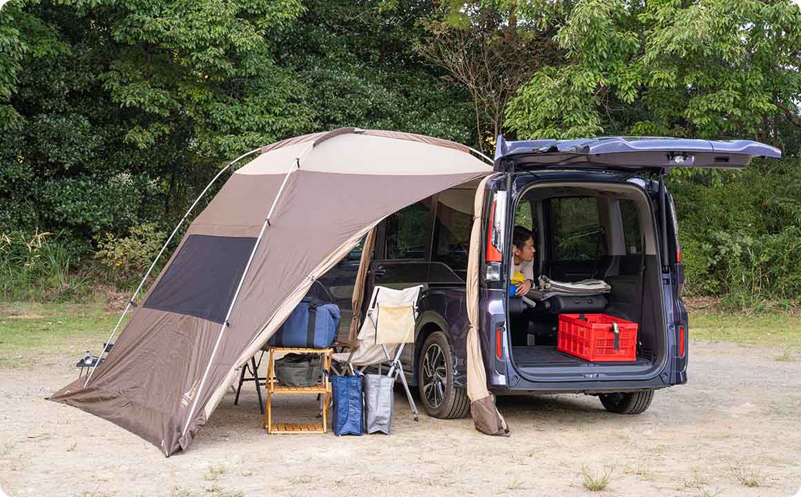 キャンプ場での使用例1