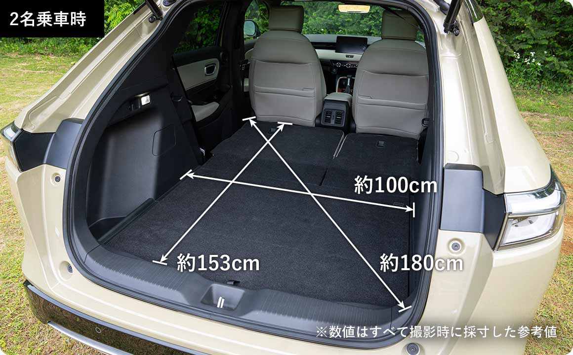 ヴェゼルの車中泊の使い勝手1