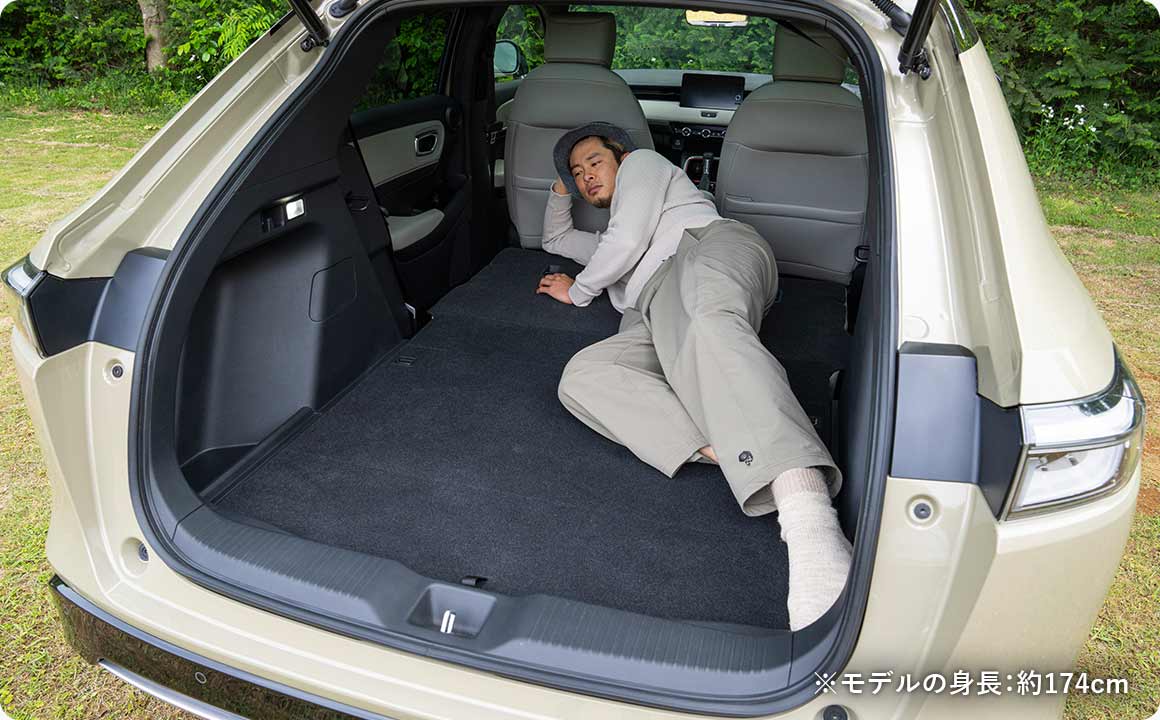 ヴェゼルの車中泊の使い勝手2