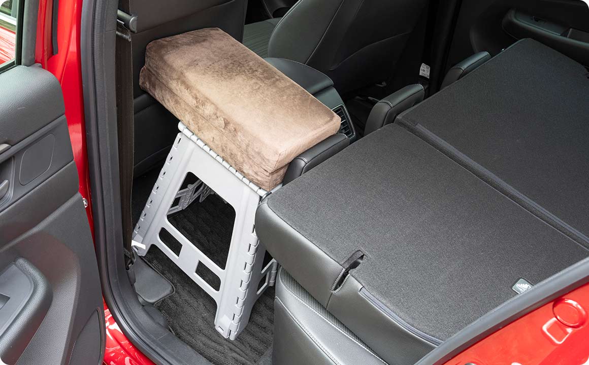 踏み台・クッション配置例1