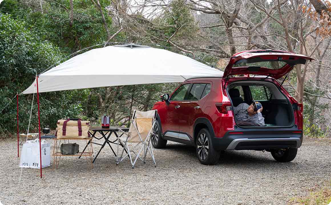 キャンプ場での使用例1