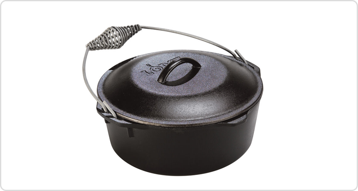 本格的な炭火料理を楽しみたい方はダッチオーブンも揃えておこう！1