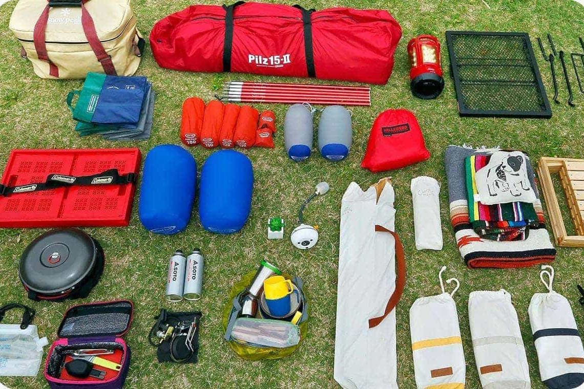 キャンプに必要な道具リスト