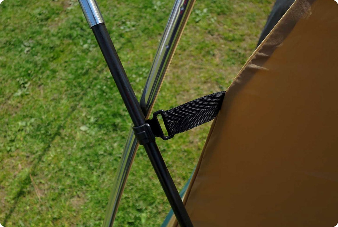 インナーが完成したときにフックが間違っていないか確認