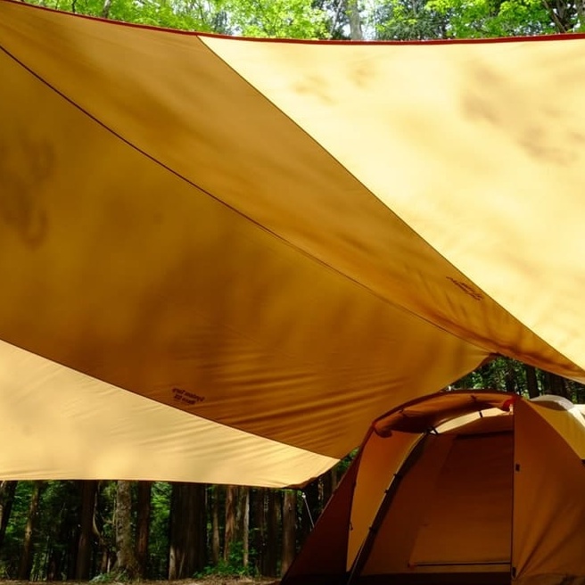 タープとテント連結のポイント