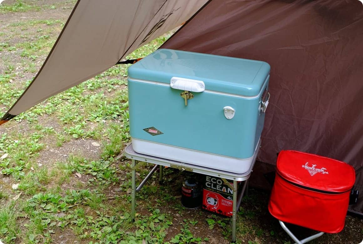 クーラーボックスの保管場所