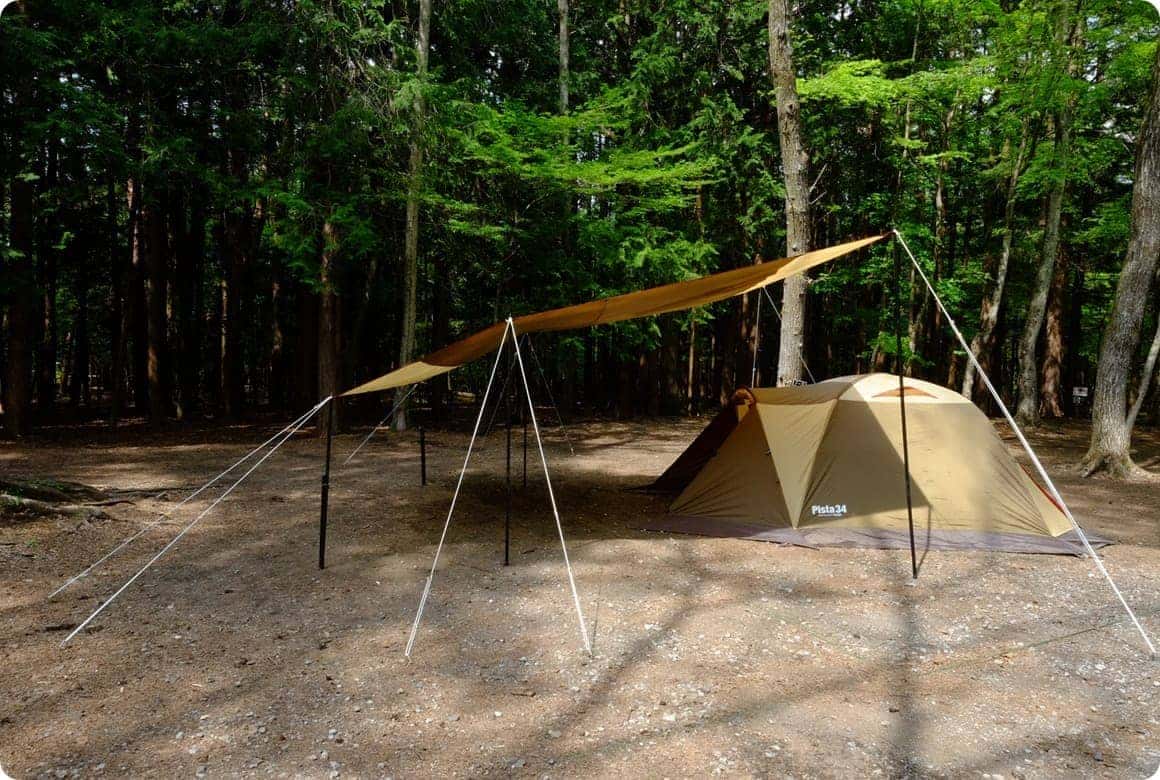 んなスタイルも日差し避けに有効