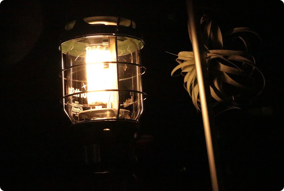 ランタンを吊るすランタンスタンド