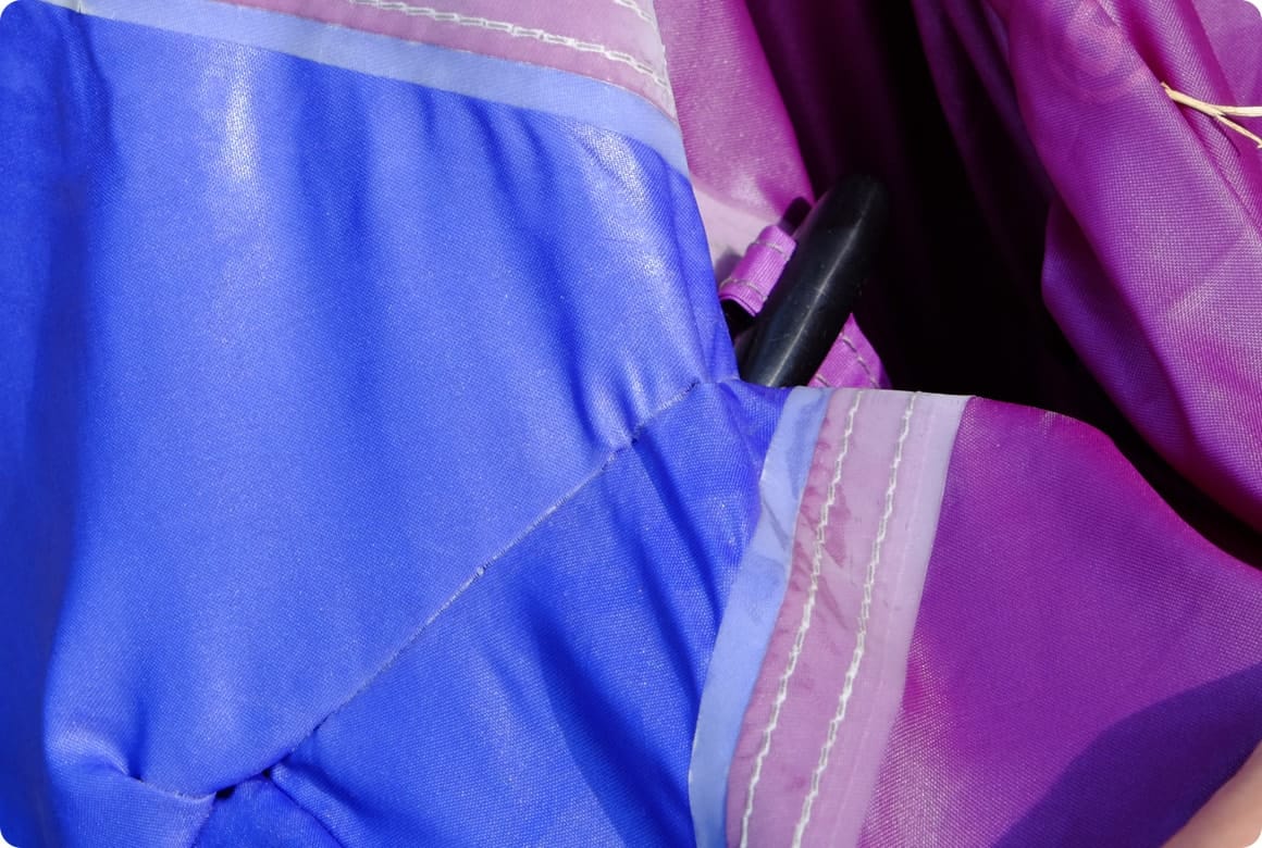 生地同士がくっついてしまいます