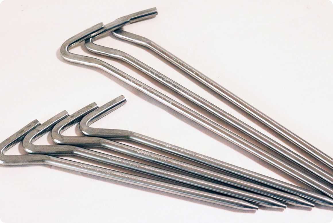 ペグの形、長さを考慮して 最適なペグを選ぼう