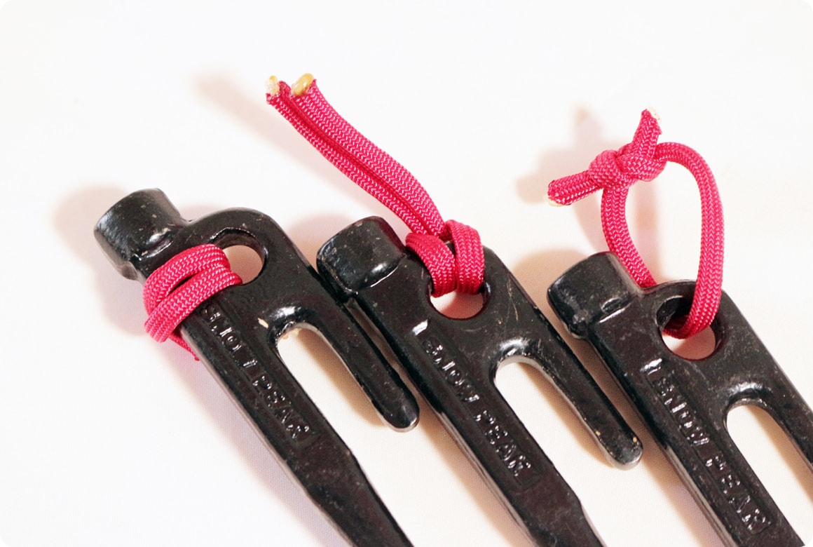 好きな色のロープを巻き付けてもいいです