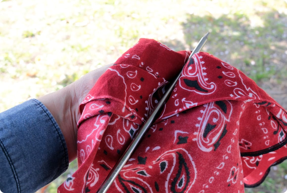 抜いたペグは、泥を落としてよく乾かしてから収納しましょう。