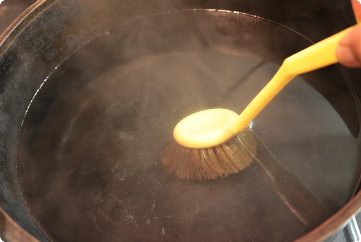 その2.料理はなるべく早く取り出して汚れを落とす