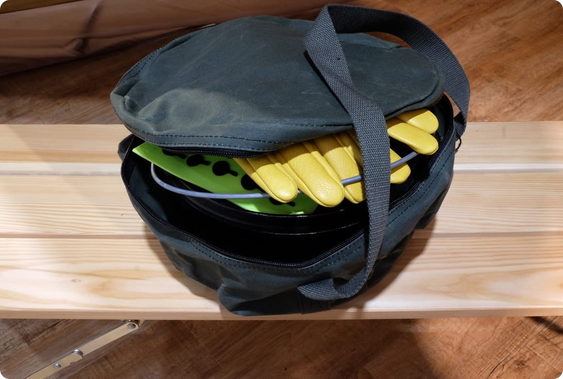 その3.収納袋へは冷めてから入れる