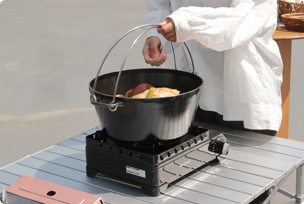 ハンドルやフタに注目