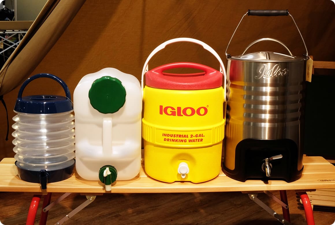 ファミリーキャンプに 必要な容量は7～10Lが目安