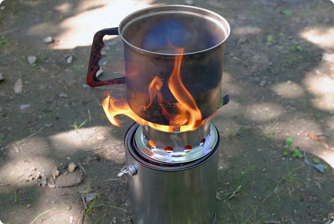 ウッドガスストーブ