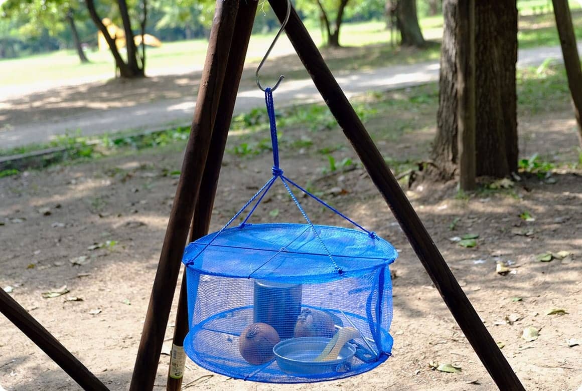 焚き火以外での トライポッド活用法