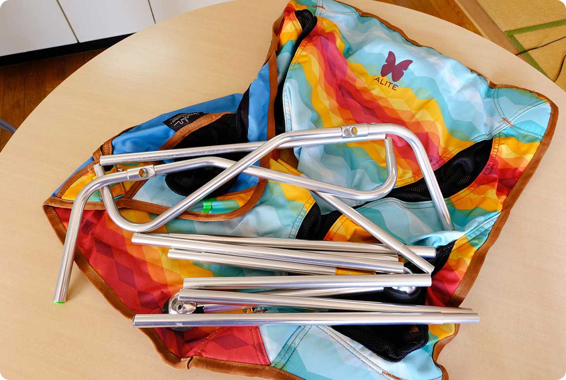 硬く絞った布で水拭きをして陰干し