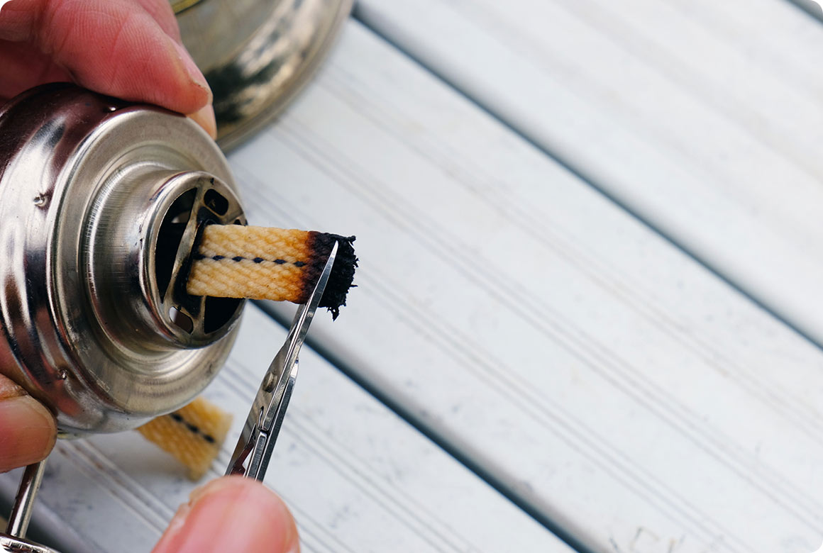 オイルランタンのメンテナンス