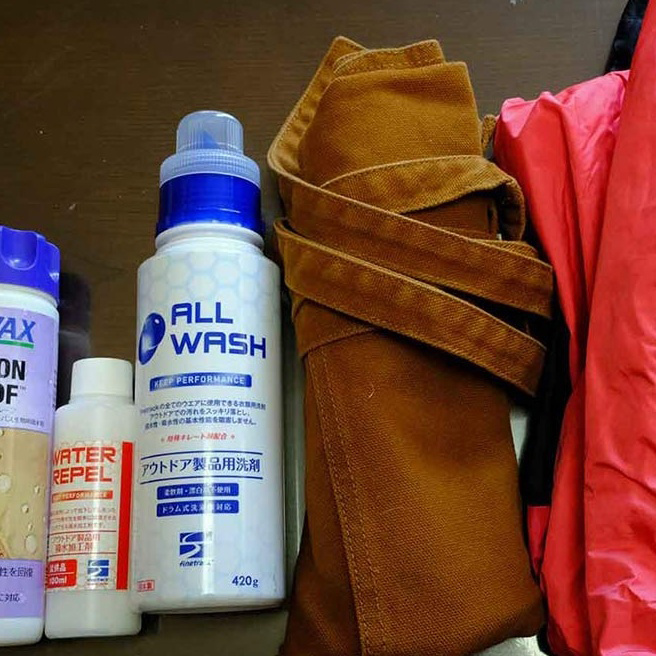防水ウエアの洗い方＆ 撥水性を回復する方法