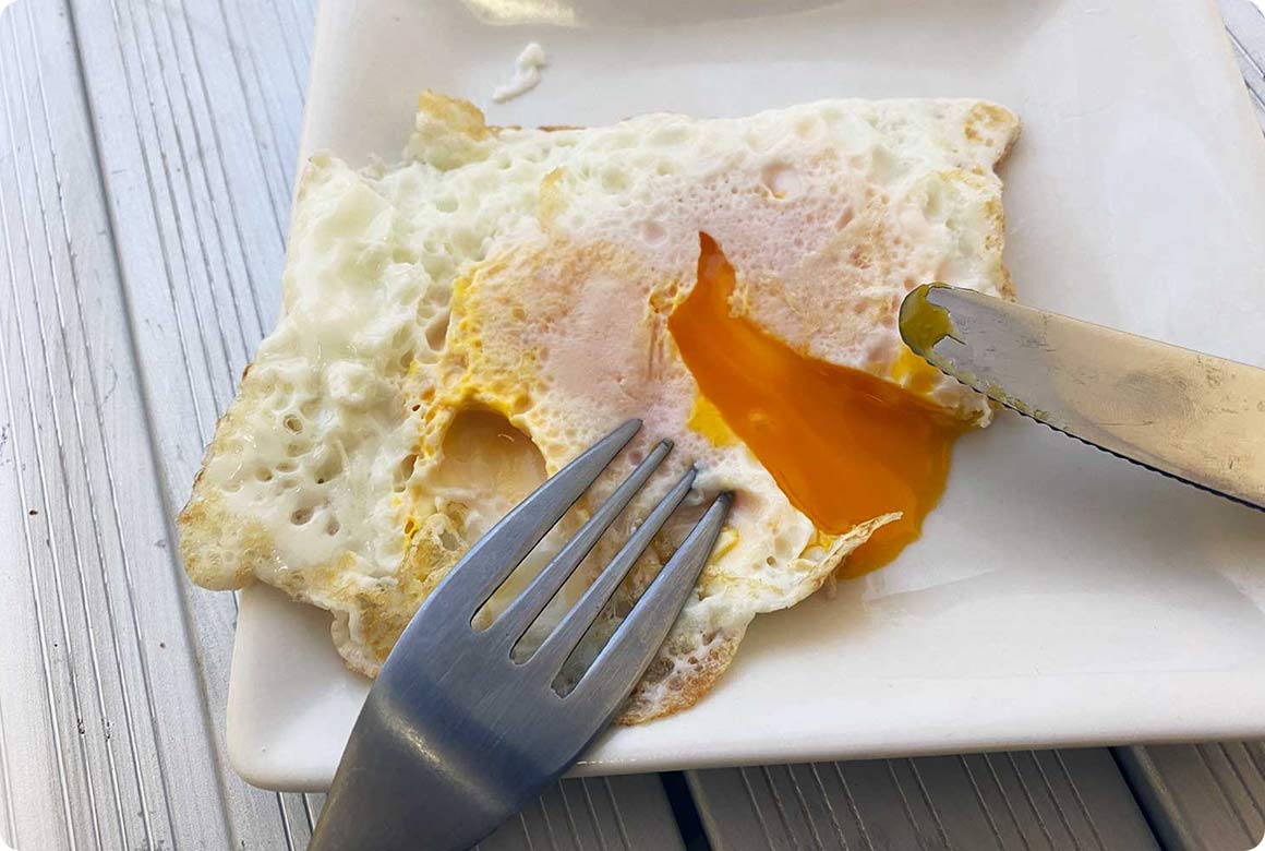 目玉焼きもこのとおり