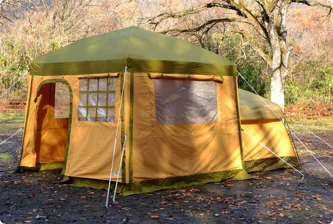 アレンジを楽しむなら シェルター＋テント