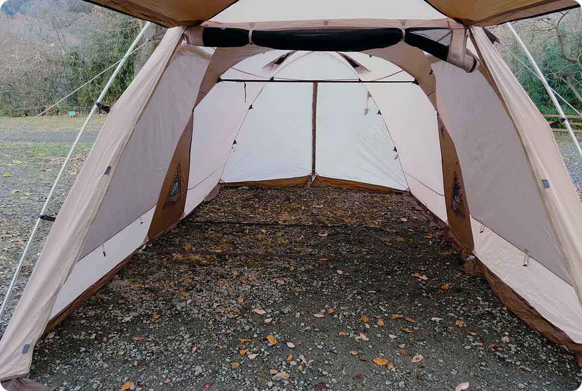 吊り下げ式のインナーテント