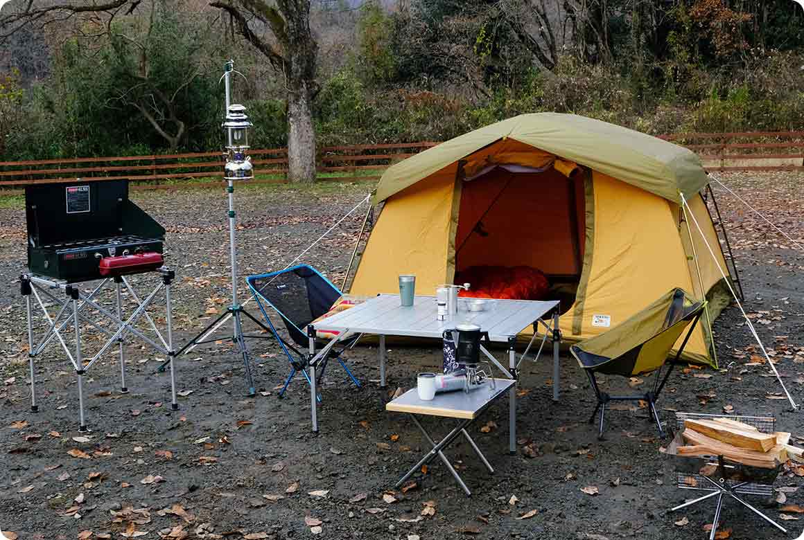 シェルター＋テントの場合