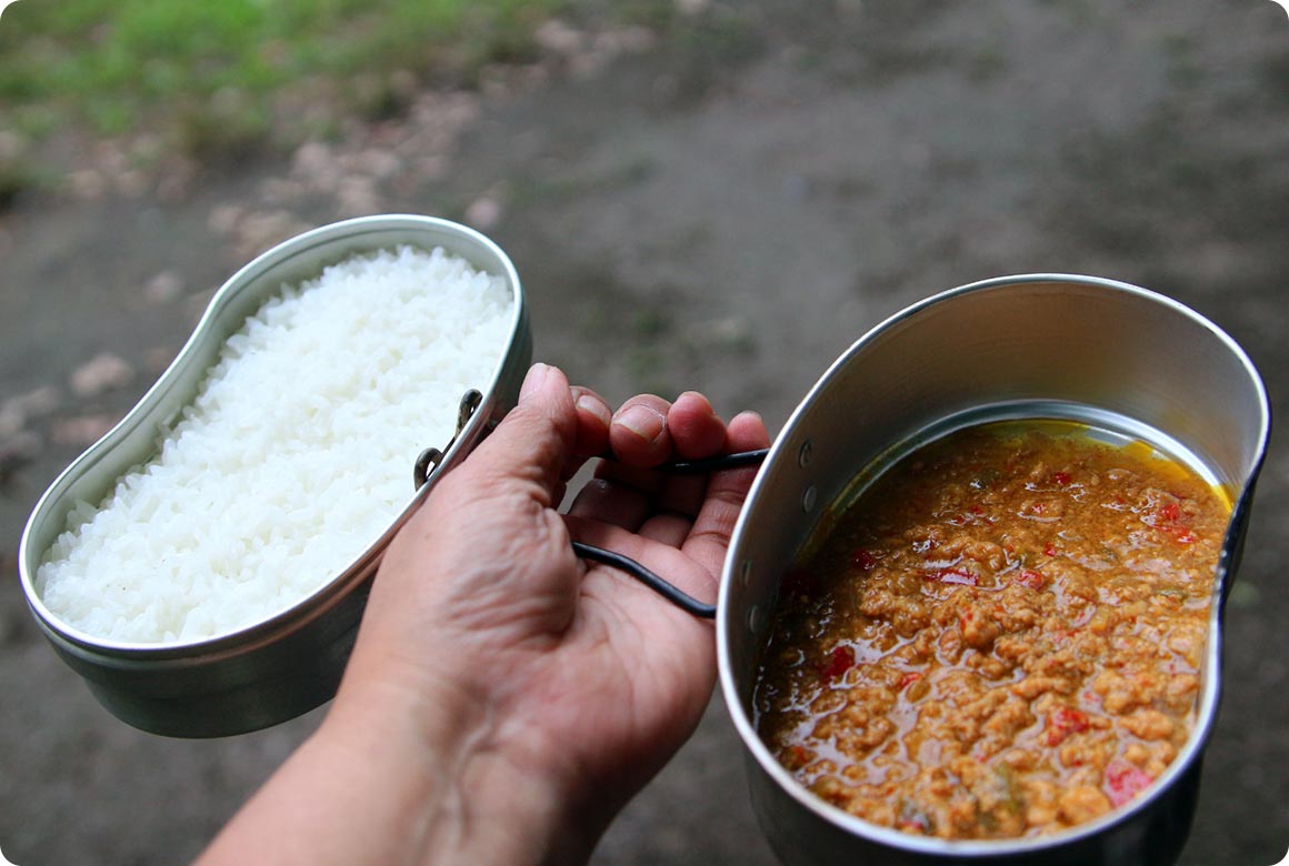 5.火から下ろして15分ほど蒸らす