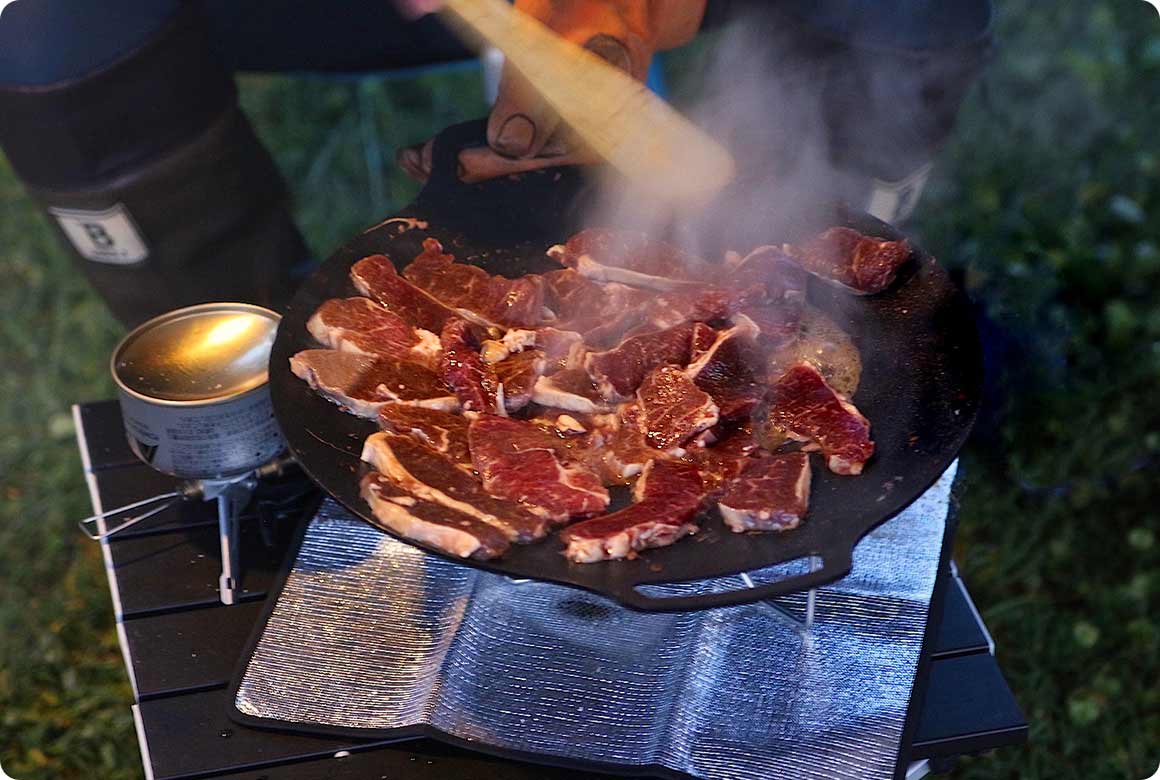 肉を焼くときは「弱火」を守るだけでOK！