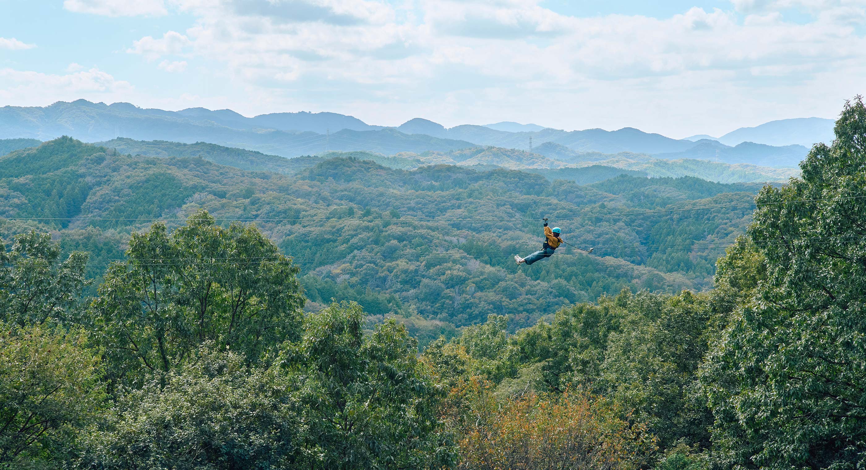 森のジップライン ムササビ