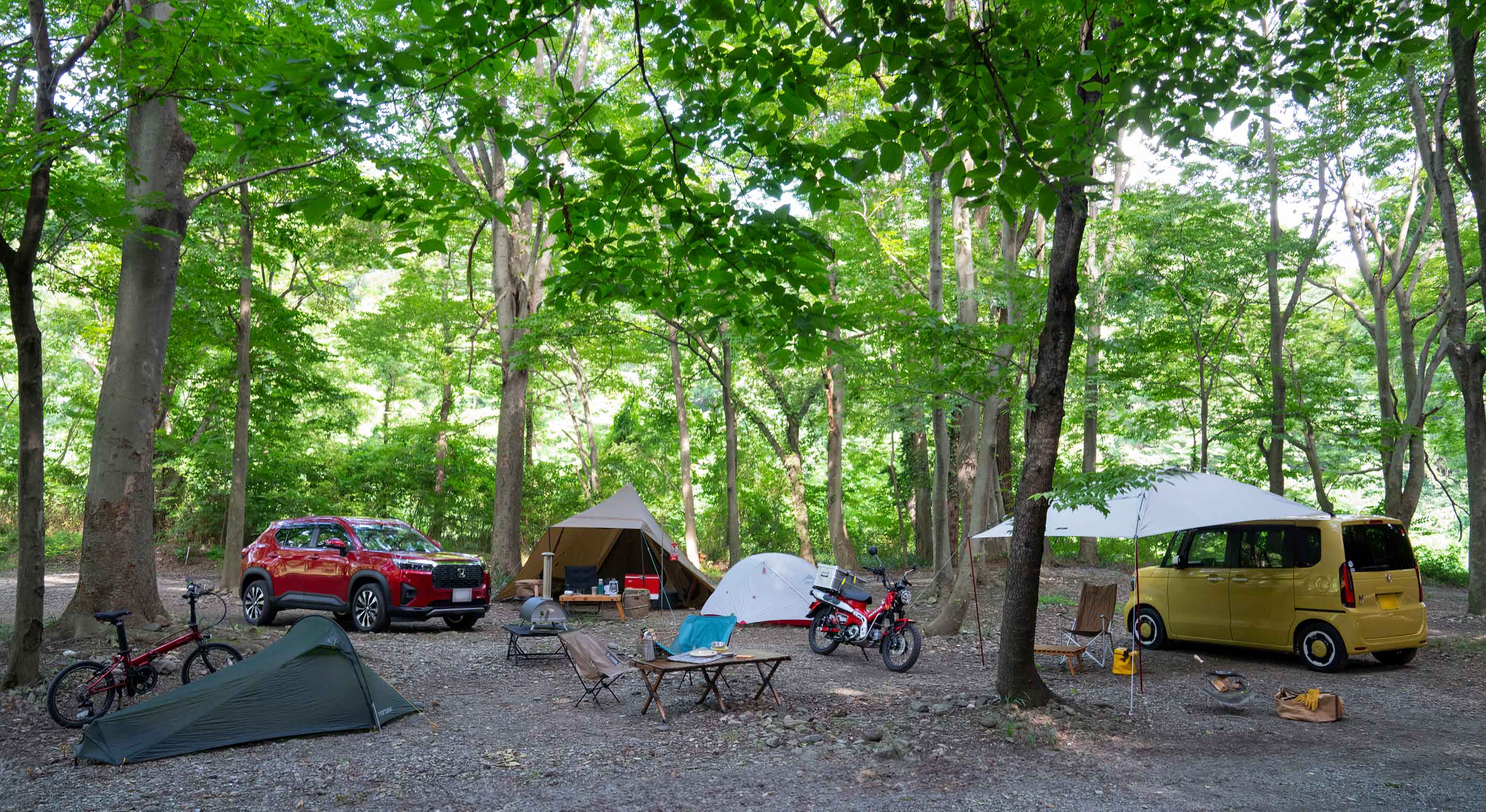 キャンプサイト