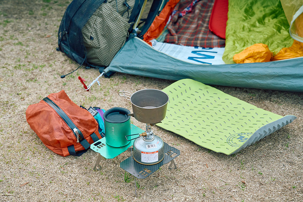 サイト設営の様子