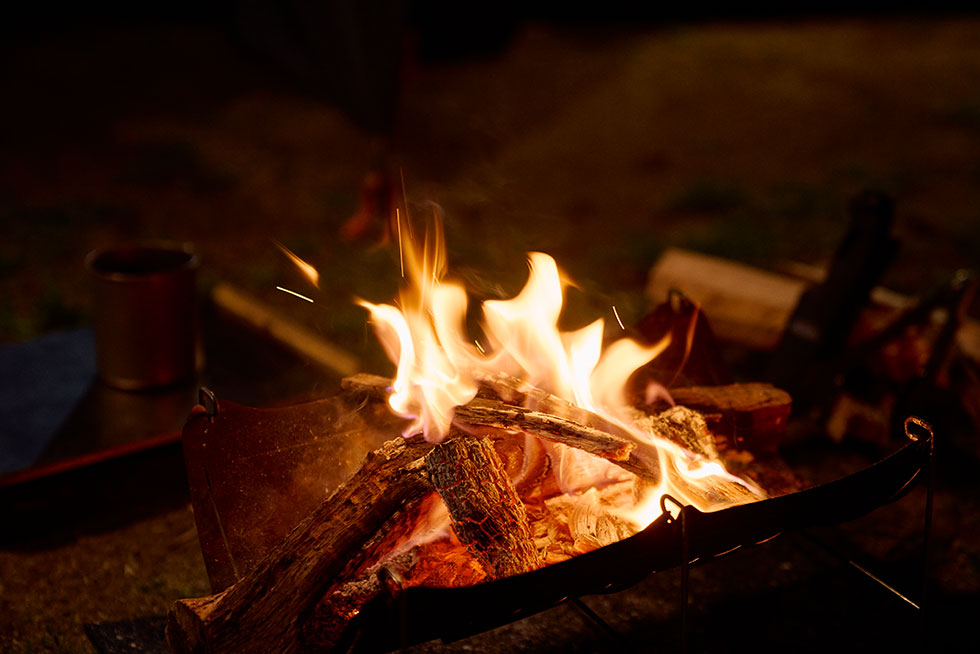 焚き火