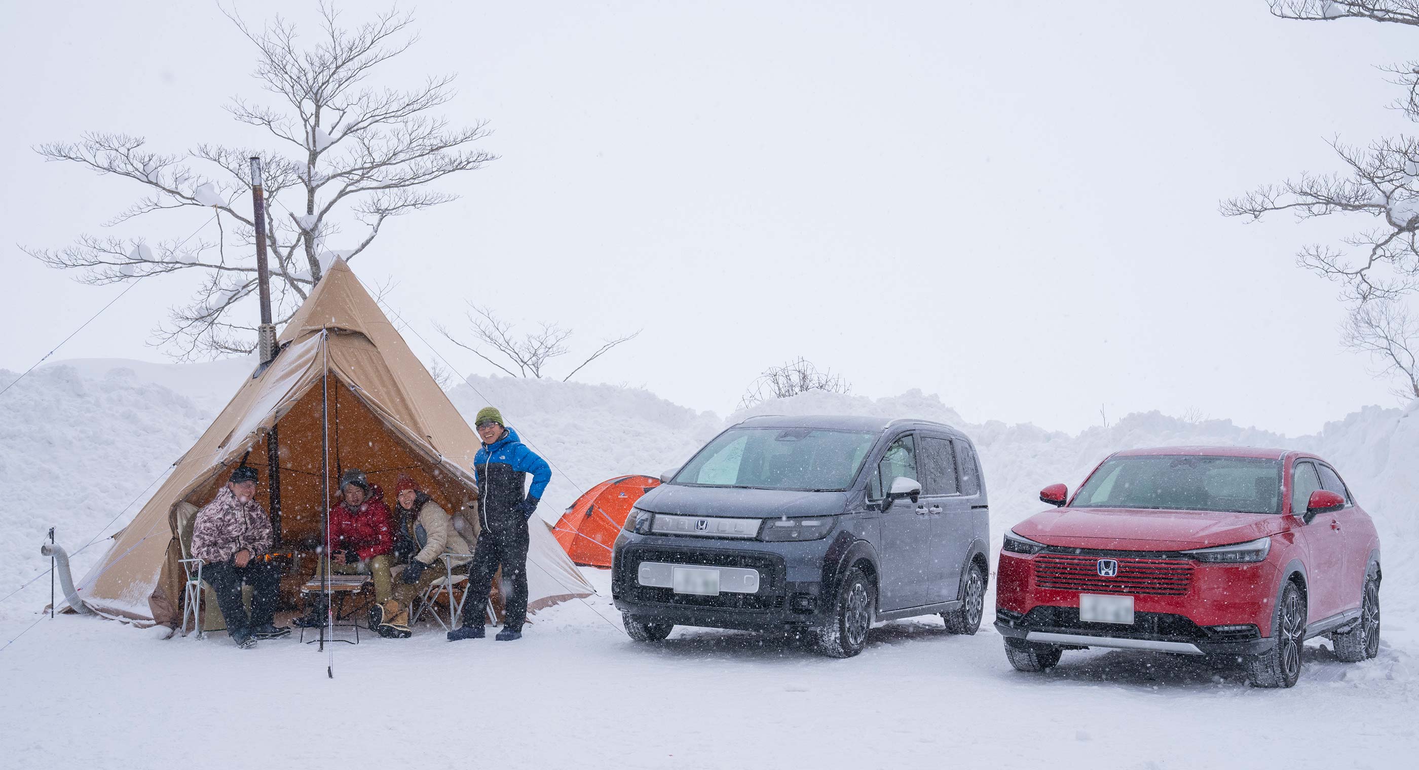 キャンプサイト完成