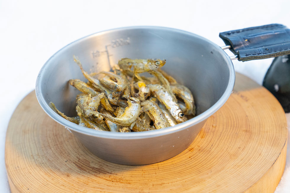 シンプルなワカサギ焼き