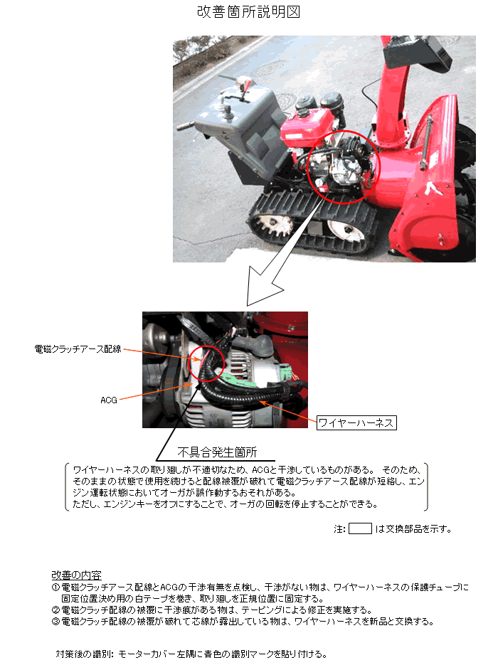 ホンダ 除雪機 分解図