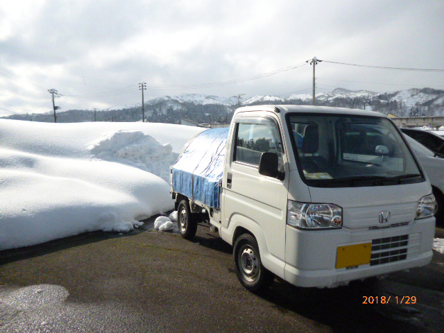 アクティ雪国仕様