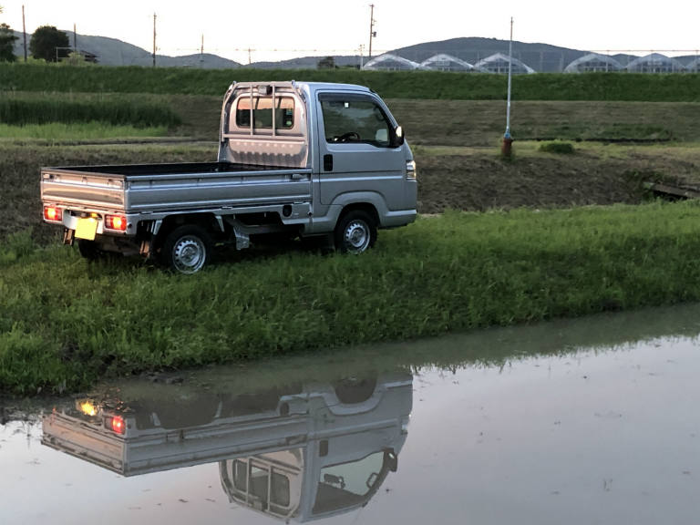 田植え前に