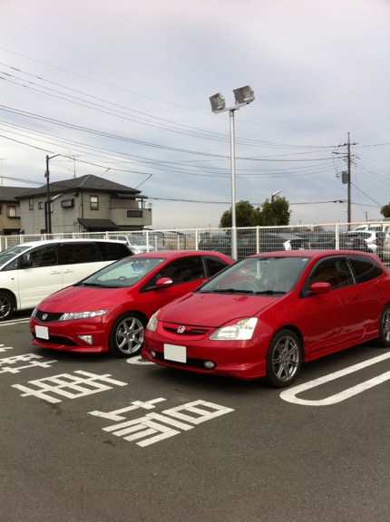 シビックTYPE Rを乗り継ぎ3台目