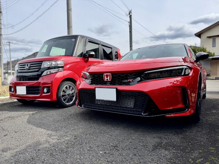親子で繋ぐ、赤いシビック
