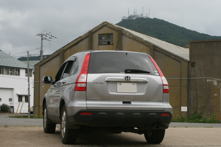 函館山とCR-V