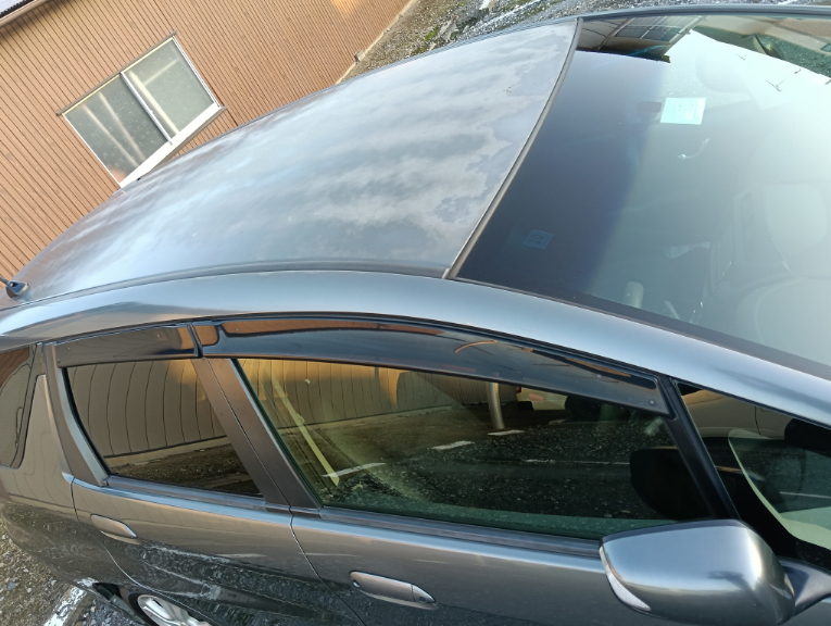 9年で屋根の塗装が剥げてきた。これは酷い