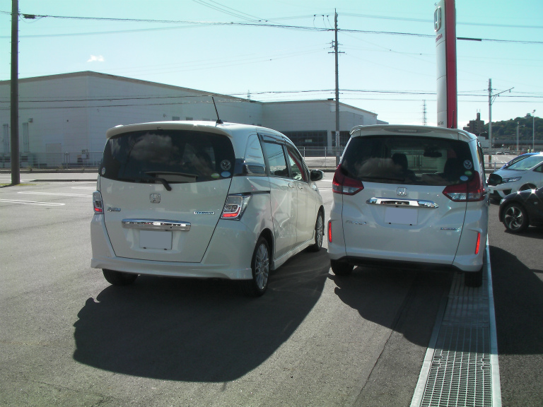 フリード + HYBRID納車