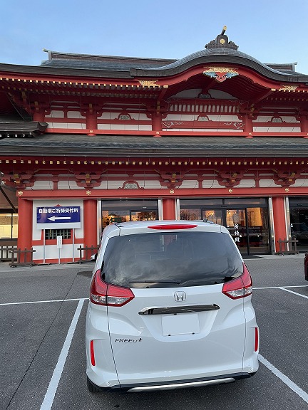 納車後に即、安全運転祈願に行ってきました