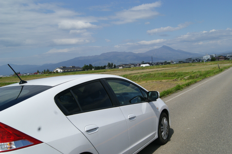 悠久なる磐梯山を眺めながら