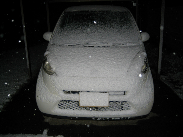 3月は雪のスタート